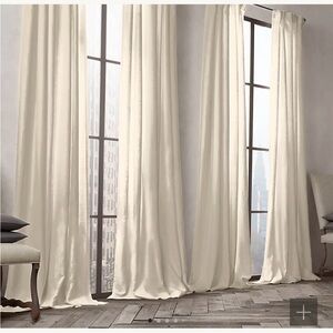 Restoration Hardware linen curtains
